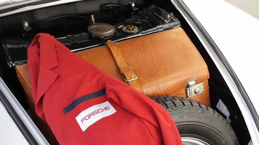 Sangles à bagages pour automobiles Porsche 356 ou 911