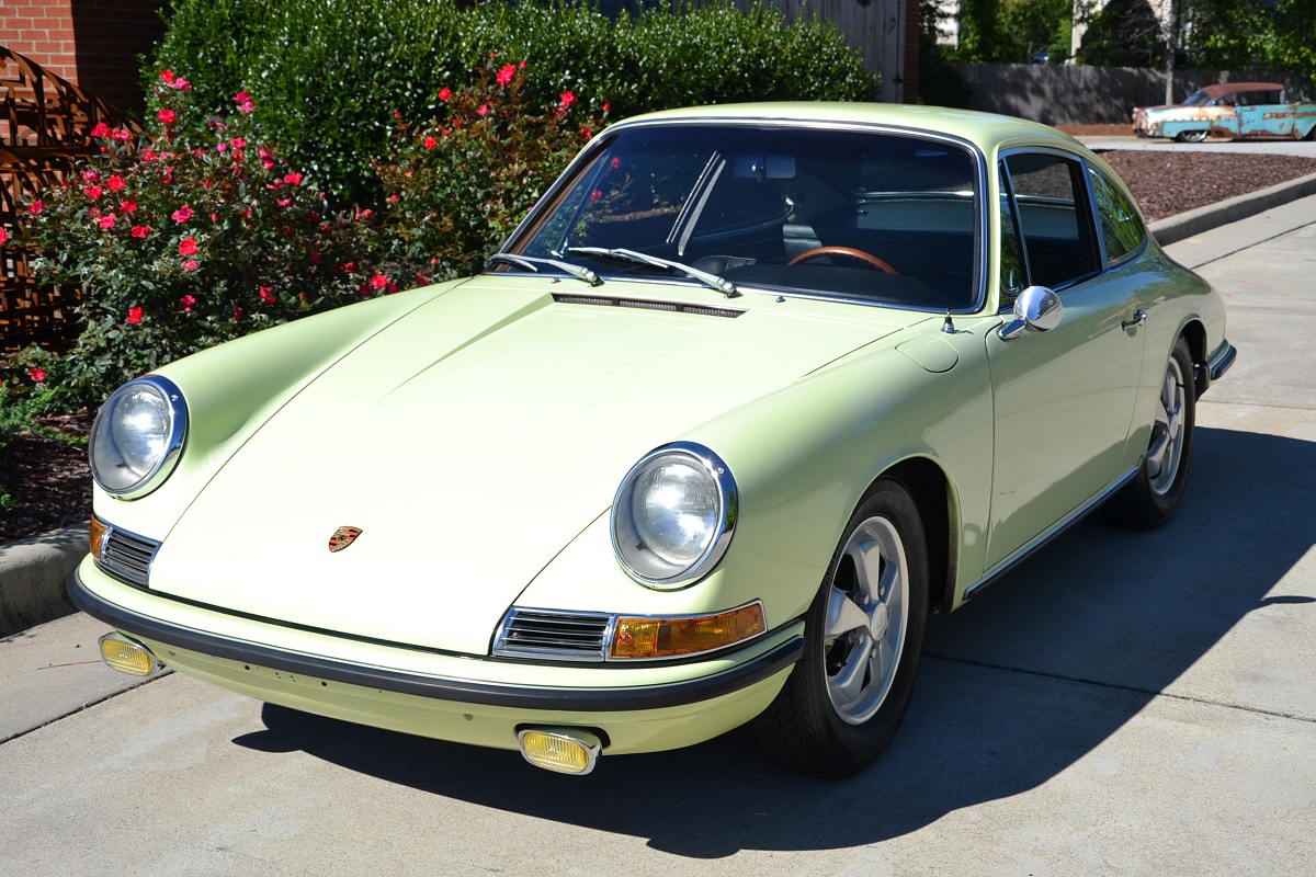 1967 Porsche 911s Lido Gold Totally Documented Unrestored Example Sold Road Scholars Vintage Porsche Sales And Restoration